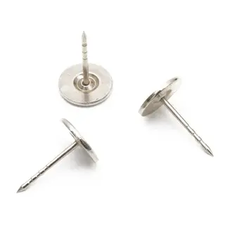 Б/У голка для кліпс — 16 мм, плоска, металева зображення