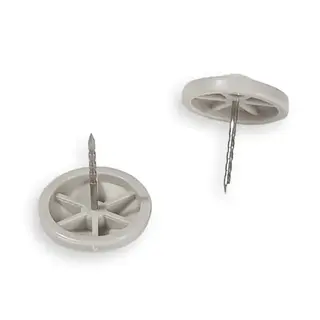 Б/У голка для кліпс — 16 мм, біла