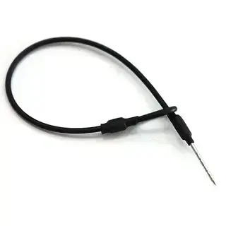 Трос для кліпс голка-вушко 17 см, чорний зображення