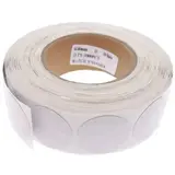 Етикетка радіочастотна кругла біла (рулон 1000шт.) зображення