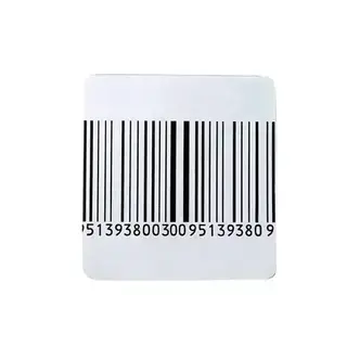 Етикетка радіочастотна 40x40 штрихкод (рулон 1000шт.) зображення