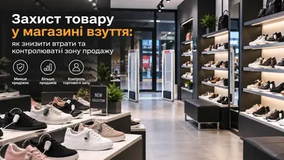 Захист взуттєвого магазину: АМ та РЧ системи, дзеркала, поради