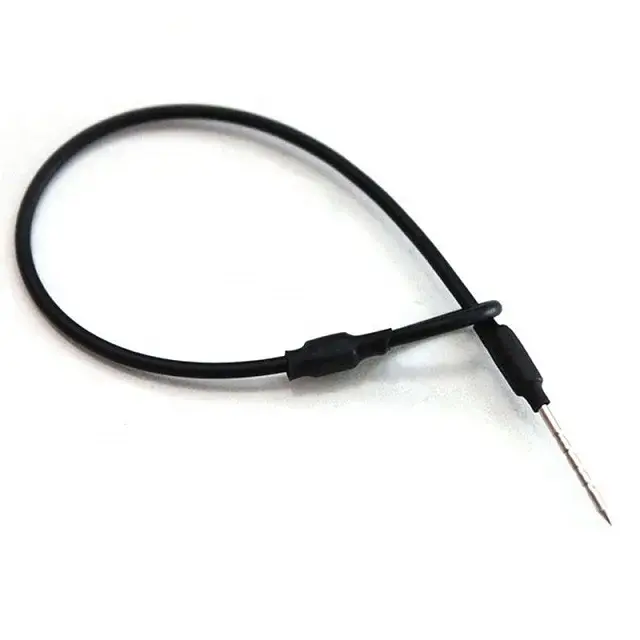 Трос універсальний голка-вушко 17см, чорний. зображення